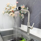 Kitchen Faucet Waterfall Outlet Splash Proof Universal 360° Rotating Bubbler 3 Modes Multifunctional Water Tap Nozzle Extension Aimak Store