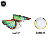 1pcs 3D LED Butterfly Decoration Night Light Sticker Single and Double Wall Light for Garden Backyard Lawn Party Festive Party ﻿ Aimak Store
