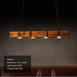 Old Style American Vintage Attic Wooden Pendent Lamp Dining Room Bar Table Clothing Store Industrial Pendant Lamp Led Lighting Aimak Store