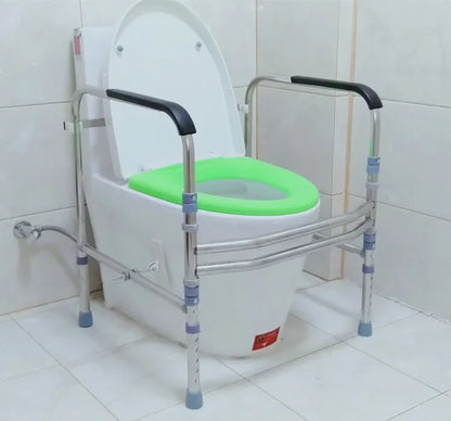 Non Slip Bathroom Armrest Easy To Install Toilet Chair Stainless Steel Lavatory Support Frame Foldable Safety Shower Seat
