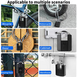 Smart Fingerprint Padlock Keyless Security Password Locker Anti-Theft TTLOCK/Tuya APP Controls Biometric Thumbprint Door Lock Aimak Store