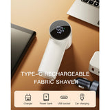 coldSky Fabric Shaver Lint Remover 3 Speeds Rechargeable Electric Portable Sweater to Remove Pilling for Clothes Couch Blanket Aimak Store