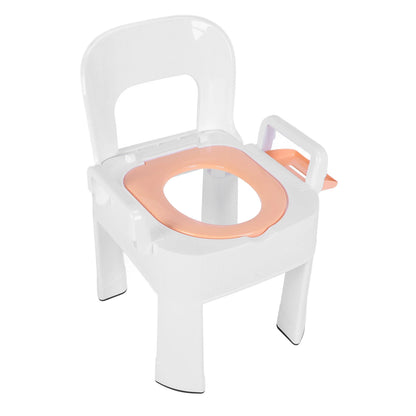 Commode Chair Commode Shower Chair Detachable Folding Non Slip Strong Load Bearing Toilet Safety Chair for Bathroom Squat Toilet