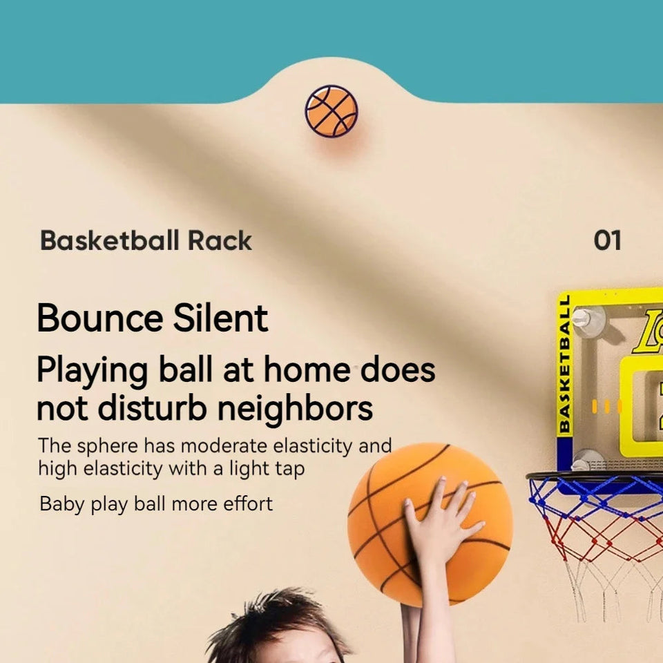 Foam Basketball Silent Mute Ball For Kids Indoor Safe Soft Squeezable Bouncing Toy No Noise Play Gym Home Training Aimak Store