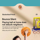 Foam Basketball Silent Mute Ball For Kids Indoor Safe Soft Squeezable Bouncing Toy No Noise Play Gym Home Training Aimak Store