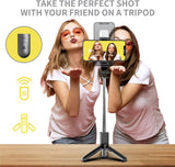 Wireless Bluetooth Selfie Stick Foldable Portable Tripod with Fill Light Shutter Remote Control for Android iPhone Smartphone Aimak Store