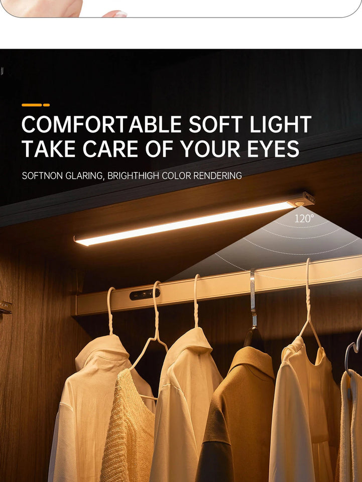 Night Light Led Light Under Cabinet Light Motion Sensor night light Closet Light Cabinet Kitchen Lighting Magnetic night light Aimak Store