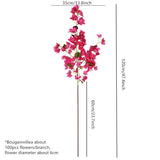 Bougainvillea Artificial Flower Silk Fake Flower Wedding Home Decor Garden Engineering Landscaping Plants Garland Flower Wall Aimak Store