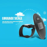 40kg/100g Digital Electronic Luggage Scale Portable Suitcase Scale Travel Bag Weighting Fish Hook Hanging Scale（Without Battery） Aimak Store