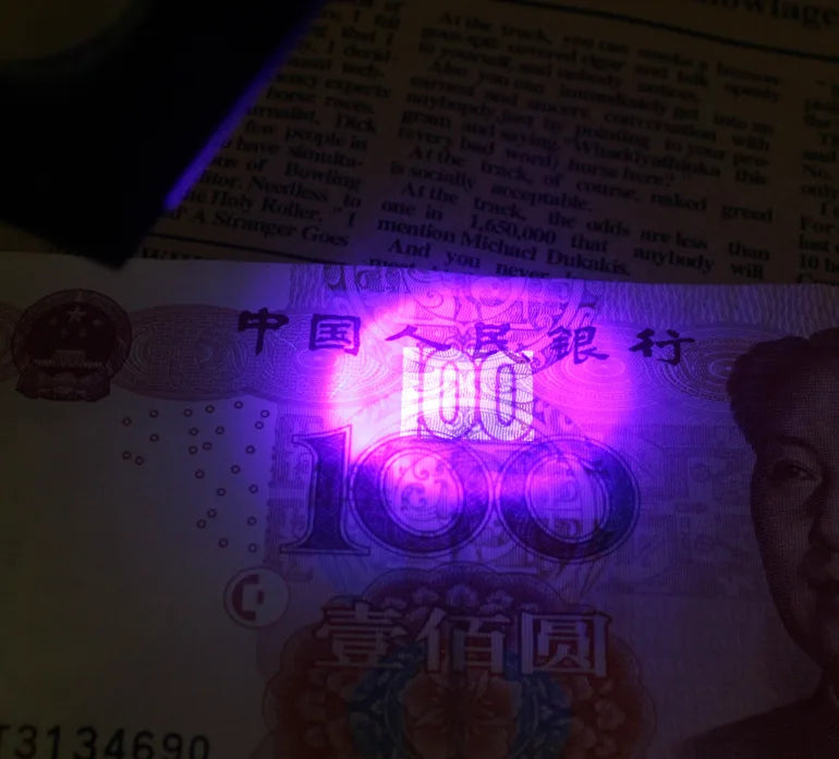 30X 60X Pocket Jewelry Magnifier Slide Out Illuminated Magnifying Glass with LED UV Light Handheld Loupe Lens For Diamond Coins Aimak Store