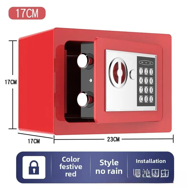 Mini safe Invisible Office Home Safe Password Box Alarm Anti-Theft Money Jar Toy from Mainland China Popular on Social Media Aimak Store