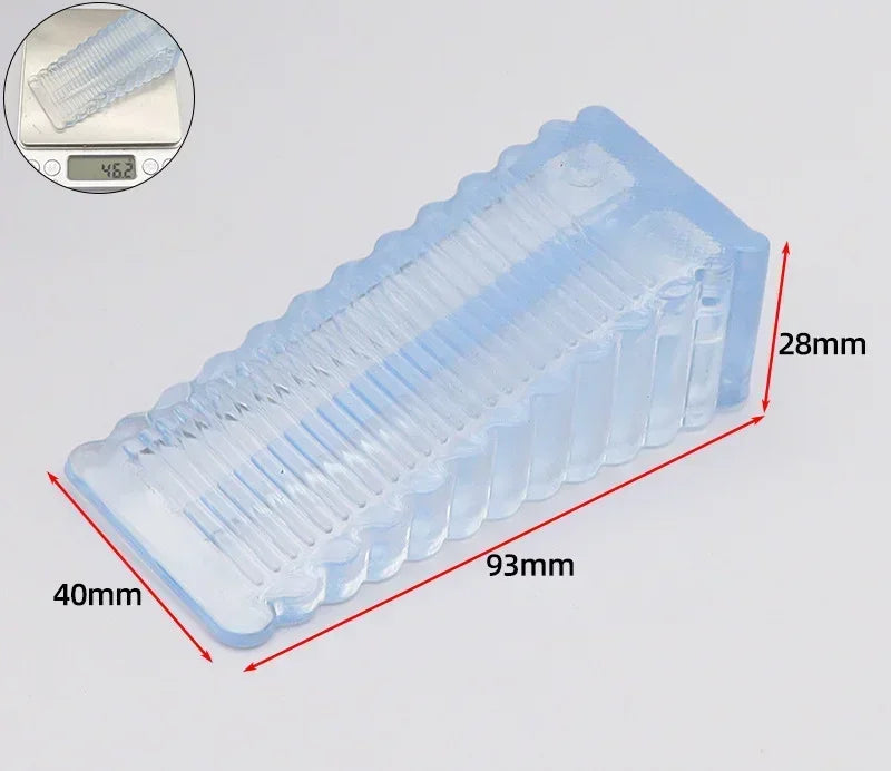 Anti-slip Door Stopper Rubber No Need to Punch Holes It Can Move Doorstop Household Use Anti-collision Front Wedge Home Aimak Store