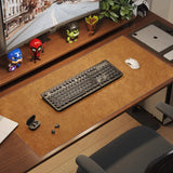 Retro Mousepad Mouse Pad Large Waterproof Non-slip PU Suede Desk Mat Computer Keyboard Desk Pad Mouse Mats Gaming Accessories Aimak Store