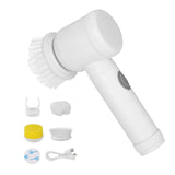 Electric Spin Scrubber Cleaning Brush Rotating Scrubber Wireless USB 3 Heads Multi-Purpose Scrubber for Kitchen Stove Dishes, Aimak Store