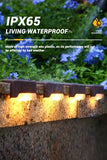 1/4/8/12/pcs Solar LED Lights Outdoor Garden Light Deck Lamp Solar Stairs Light Waterproof Solar Step Lamp Patio Garden Decor Aimak Store