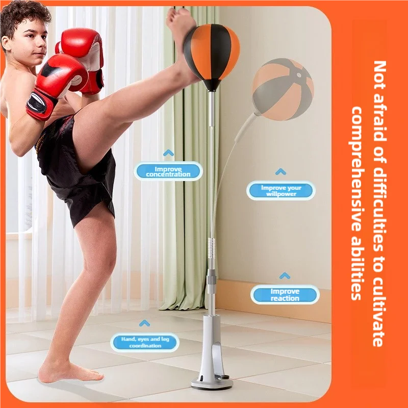 Boxing Reaction Ball Boxing Punching Bag Punching Bag with Stand for Boxing Equipment Fitness MMA Stress Relief & Fitness Aimak Store