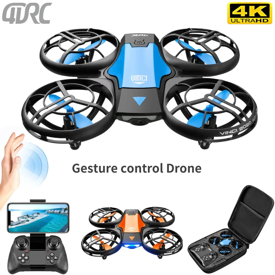 4DRC V8 Mini Drone 4k profession HD Wide Angle Camera 1080P WiFi fpv Drones Height Keep Remote Control Helicopter Gift Toys Aimak Store