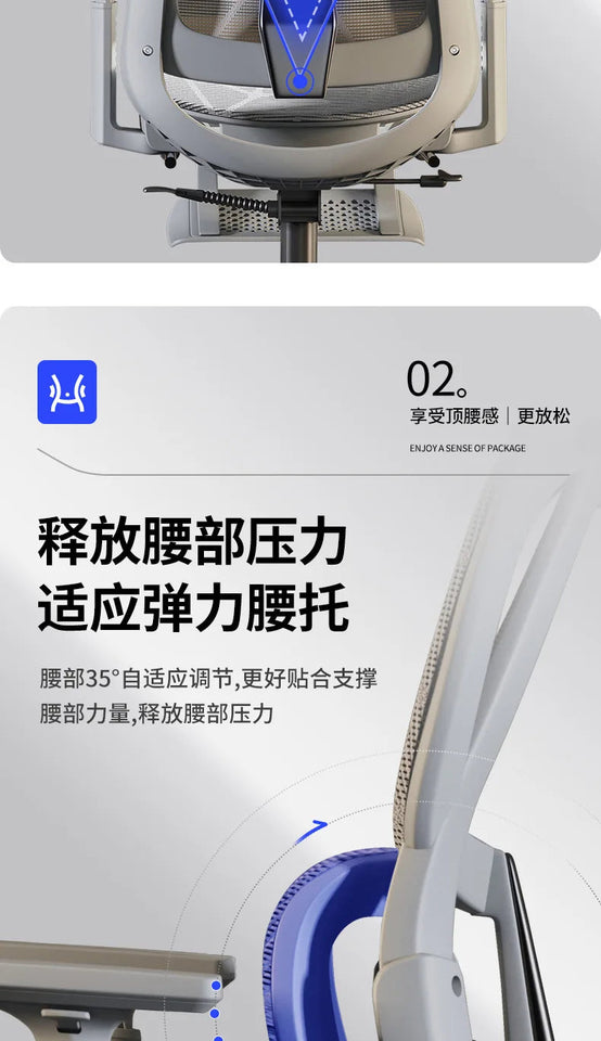 Silla Ergonómica Computer Home Office Chair Family Back Comfortable Seat Hollow Study Long Sitting Ergonomic Chair Aimak Store