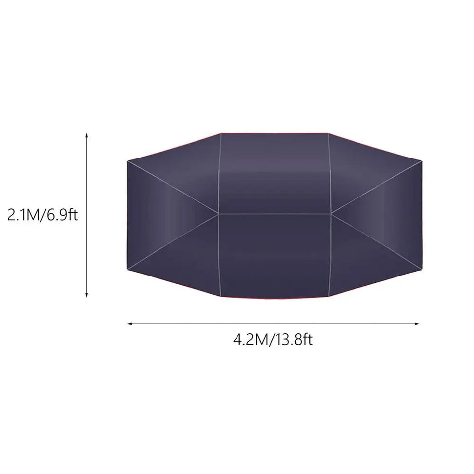 Car Roof Sun Umbrella Car Roof Cloth Dustproof And Uv Resistant Outdoor Waterproof Folded Portable Canopy Cover Aimak Store