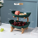 Internet Famous Fruit Tray Creative Modern Home Decoration Multilayer Nordic Style Luxury Snack Tray Aimak Store