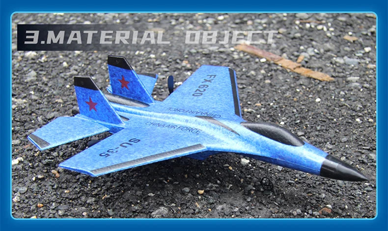 RC Foam Aircraft SU-35 Plane 2.4G Radio Control Glider Remote Control Fighter Plane Glider Airplane Foam Boys Toys for Children Aimak Store
