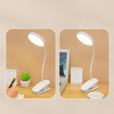 Led Table Lamp USB Rechargeable Night Light With Folding Clamp Study Stand Read Lamp Touch 3 Modes Dimming Eye Protection Light Aimak Store