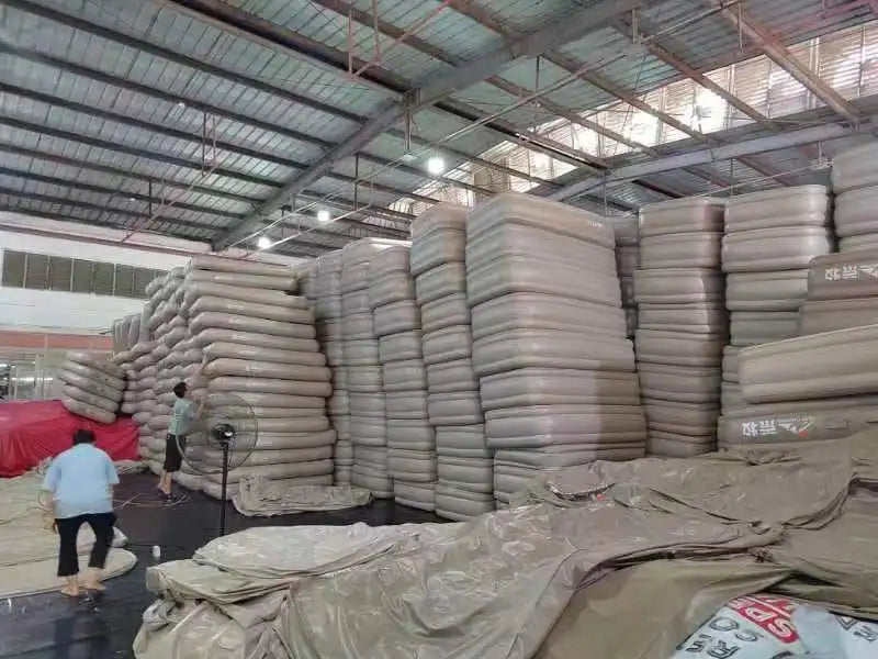 Portable PVC Flocking Air Mattress With Built-in Pump Detachable Battery for Camping - Lightweight Comfort Outdoor Travel Bed Aimak Store