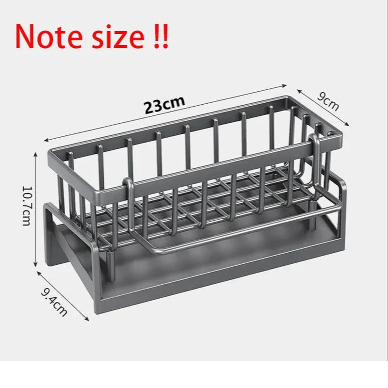 Kitchen Sink Drain Rack Organizer ABS Plastic Self-draining Sink Shelf Soap Sponge Holder Dishcloth Towel Rack filter basket Aimak Store