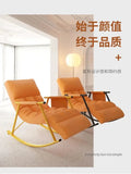 Rocking Chair Folding Nordic Balcony Lazy Chair Adult Leisure Technology Cloth Rocking chairs Sofa Bedroom Garden Lounge Seat Aimak Store