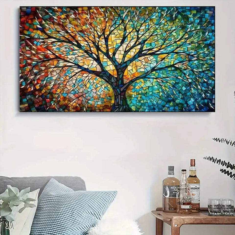 HUACAN Novelties Diamond Mosaic Tree Landscape Diamond Painting Big Size Embroidery Scenery Home Decoration Aimak Store