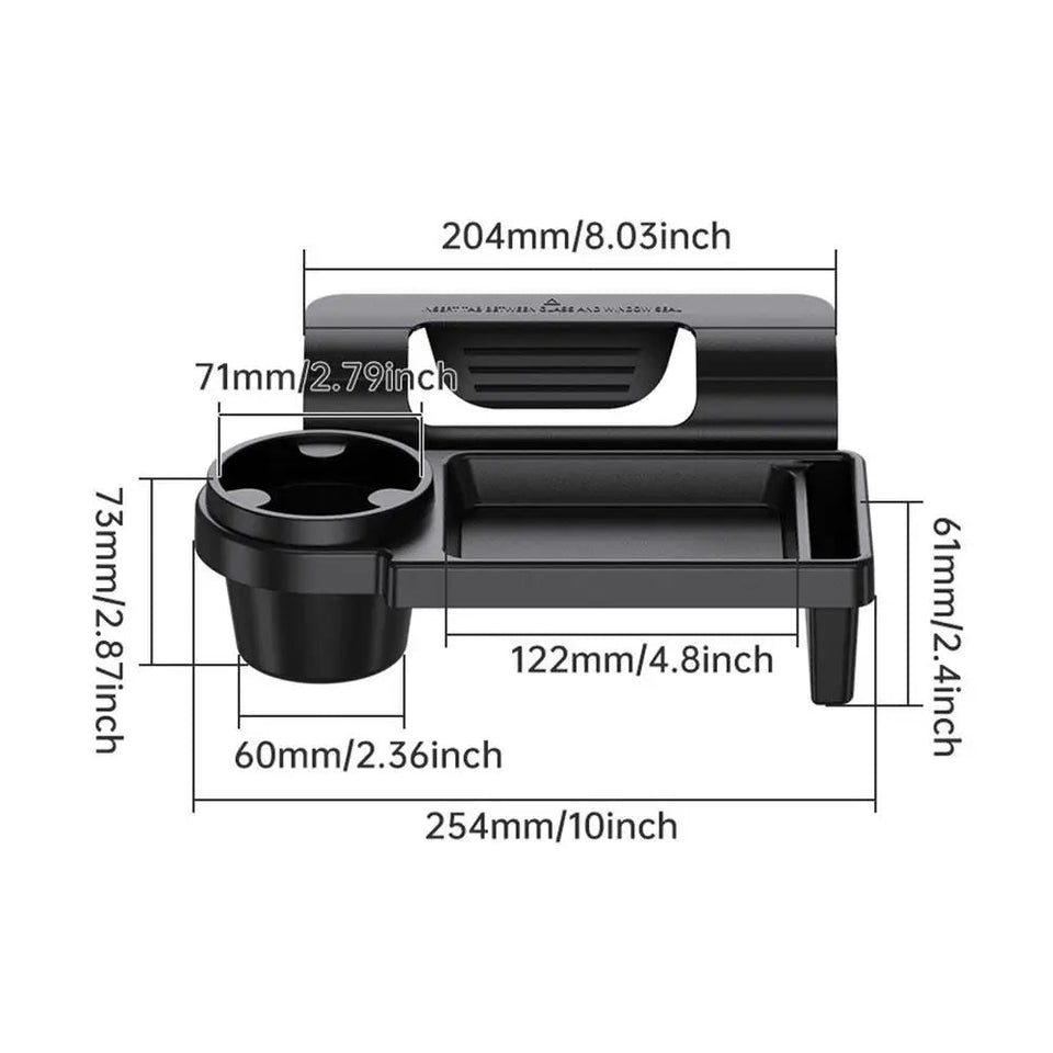 Car Organizer Box With Cup Holder Drink Holder Side Door Window Phone Slot Hanging Storage Rack For Vehicle Interior Accessories Aimak Store