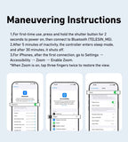 TELESIN Magnetic Phone Camera Shoot Hand Grip Phone Holder Shooting Aid Remote Control Handle for Iphone HUAWEI SAMSUNG Phone Aimak Store