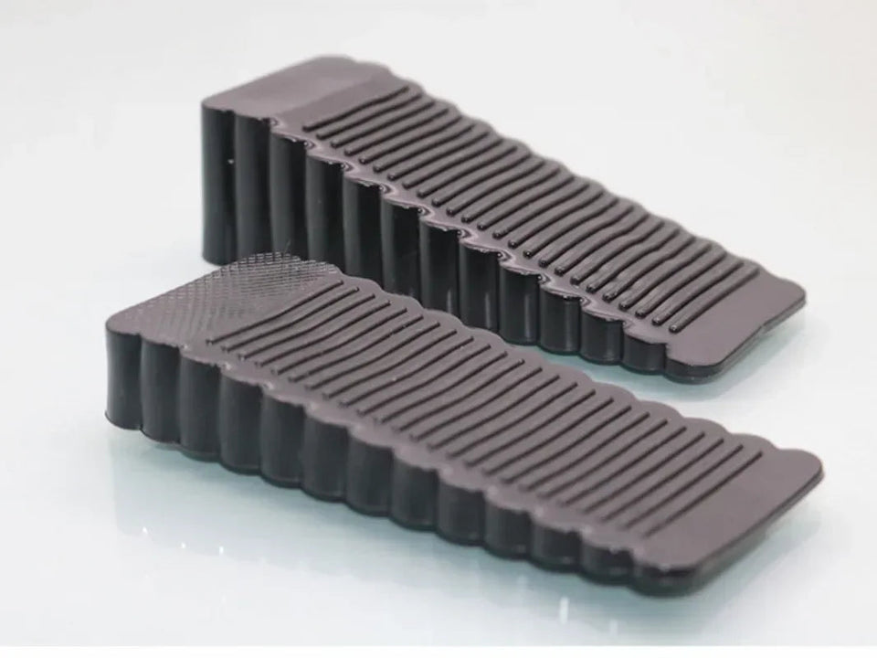 Anti-slip Door Stopper Rubber No Need to Punch Holes It Can Move Doorstop Household Use Anti-collision Front Wedge Home Aimak Store
