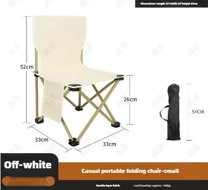 Outdoor Folding Stool Portable Pony Super Light Camping Chair Foldable Chair Fishing Bench Aimak Store