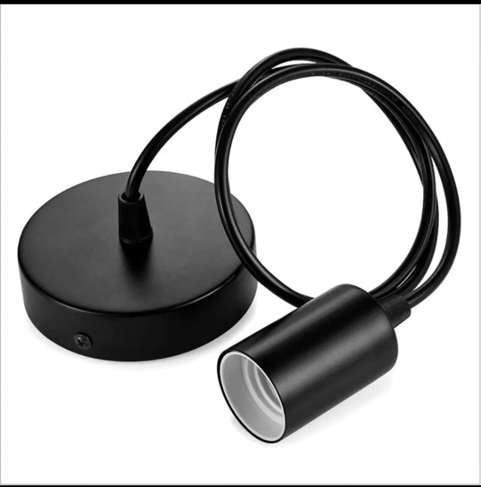 Linear Pendant Lights E27 Simple Black/white/silver 90-260v Bar Cafe Indoor Lighting Fixtures Decoration Hanging Lamp Restaurant Aimak Store