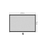 Pet Barrier Fence Baby Safety Gate Mesh with Telescopic Pole Hook Stairs Entrance Indoor Gate Fence Safety Protection Punch-free Aimak Store