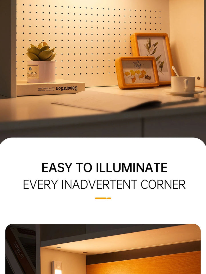 Night Light Led Light Under Cabinet Light Motion Sensor night light Closet Light Cabinet Kitchen Lighting Magnetic night light Aimak Store