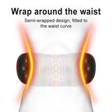 Electric Waist Massager Lumbar Traction Airbag Inflatable Lumbar Spine Back body Massage Vibration Relief Health Traction Therap Aimak Store