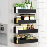 2pcs Magnetic Storage Shelf Household Kitchen Refrigerator Washing Machine Side Hanging Storage Rack, Multifunctional Storage Aimak Store
