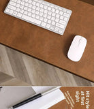 Retro Mousepad Mouse Pad Large Waterproof Non-slip PU Suede Desk Mat Computer Keyboard Desk Pad Mouse Mats Gaming Accessories Aimak Store