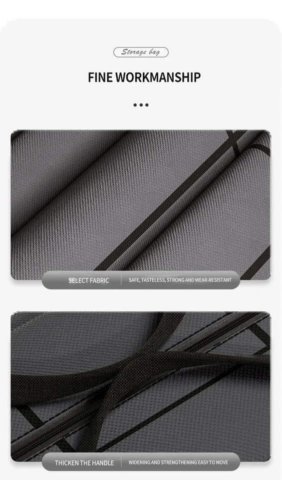 Clothing and Quilt Bag Thickening and Widening Strong Load Bearing Capacity Storage Bag Big Opening Non Woven Fabric Packing Bag Aimak Store