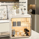 Dustproof Cup Storage Rack Desktop Tea Cup Holder Water Cups Holder Tea Set Storage Box Coffee Mug organizer Aimak Store