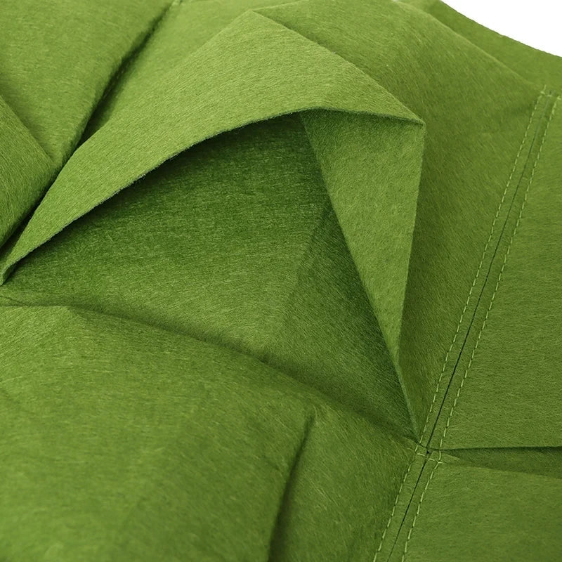 Plant growth bag， Felt Vertical Wall Planter Outdoor Herb Vegetable Hanging Garden  Plant Holder for Railing, Balcony, Fence Aimak Store