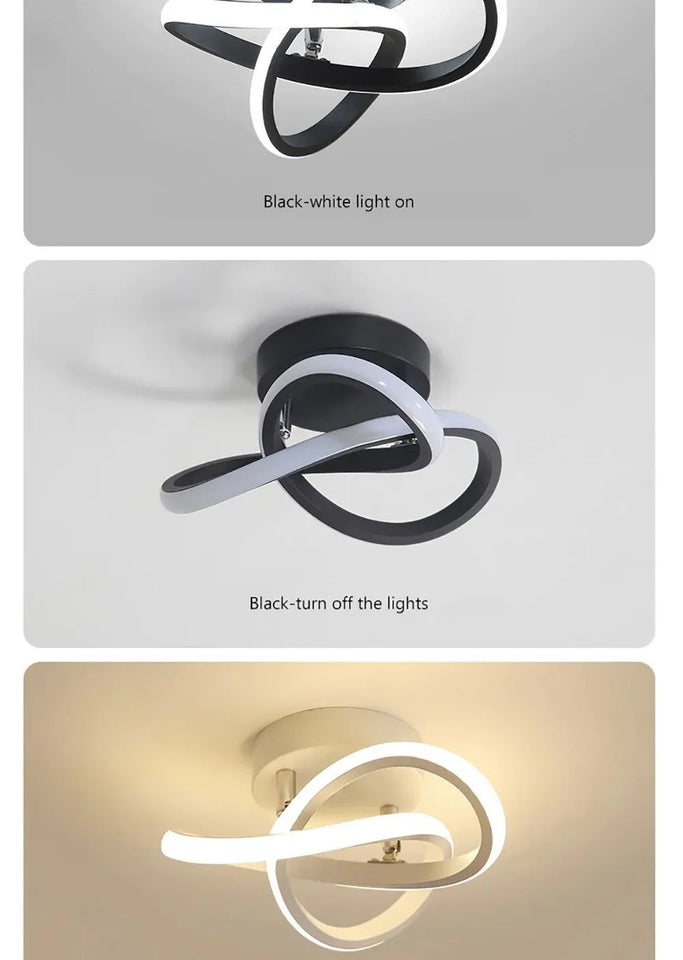 Nordic Minimalist LED Strip Corridor Ceiling Light Creative Living Room Balcony Bedroom Home Decoration Lighting Fixtures Aimak Store