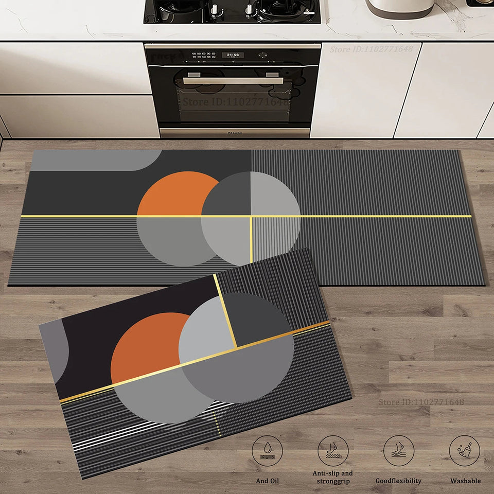 Super Absorbent Mat Kitchen Table Mat Absorbent Quick Drying Anti Slip Area Rugs Anti Oil Stain Floor Mat Washable Large Carpet Aimak Store