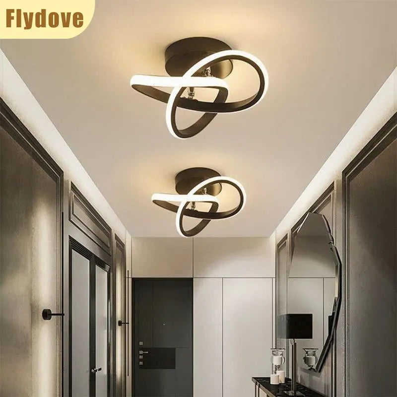 Nordic Minimalist LED Strip Corridor Ceiling Light Creative Living Room Balcony Bedroom Home Decoration Lighting Fixtures Aimak Store