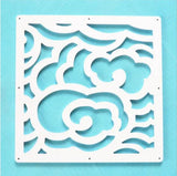 12pcs 29x29cm Hanging Screens Living Room Divider Panels Partition Wall Art Diy Home Decoration White Wood-plastic Aimak Store