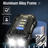 8 Modes Waterproof Mini Keychain Flashlight Magnet USB C Rechargeable EDC 800 High Lumens LED&COB Portable Clip on Flashlights Aimak Store