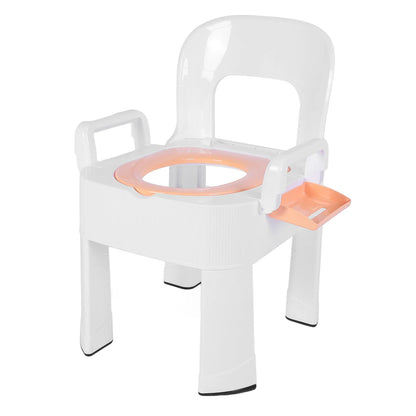 Commode Chair Commode Shower Chair Detachable Folding Non Slip Strong Load Bearing Toilet Safety Chair for Bathroom Squat Toilet