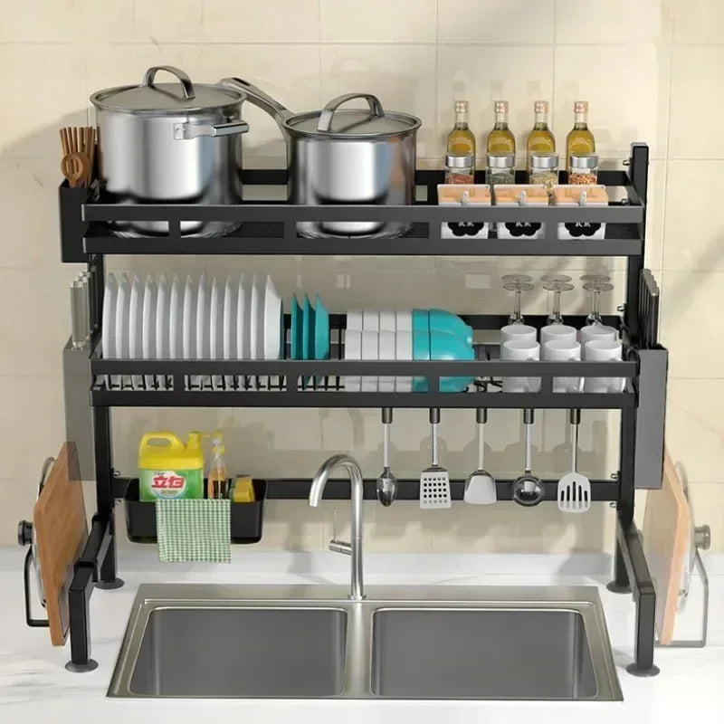 Drain Bowl Rack Table Top Bowl and Tray Storage Rack Sink Sink Drainage Dish Rack Kitchen Accessories Organizer Kitchen Tools Aimak Store